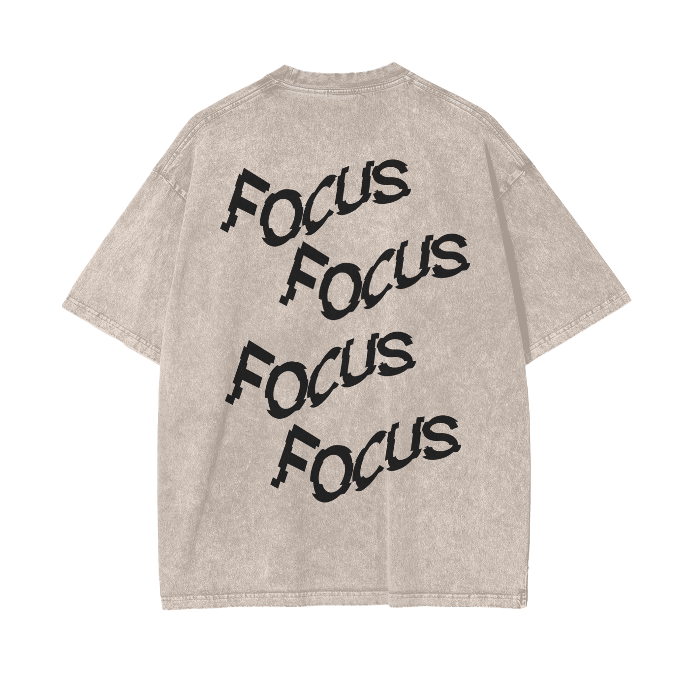 Zenith X Nadir “FOCUS” Oversized Snow-Wash Tee