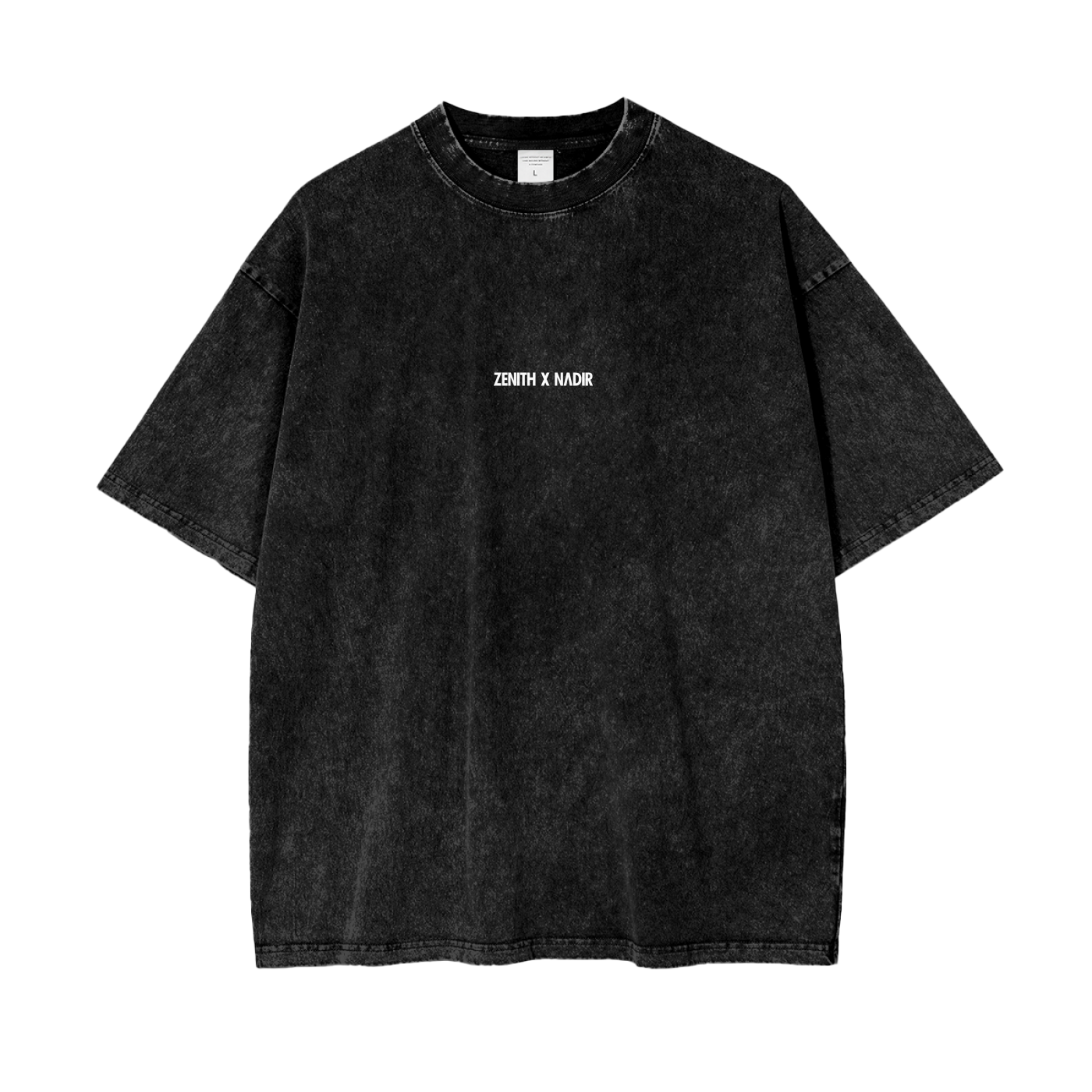 Zenith X Nadir “Unknown Lands” Oversized Snow-Wash Tee